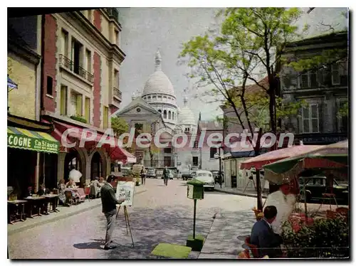 Cartes postales moderne Paris La Place Du Tertre