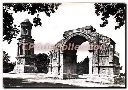 Cartes postales moderne Paysages De Provence Les Antiques Saint Remy L'Arc De Triomphe Et Le Mausolee