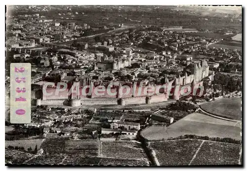 Cartes postales moderne Carcassonne la Cite Vue Aerienne