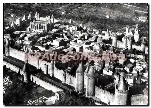 Cartes postales moderne Carcassonne Vue Generale Aerienne Sur Le Centre