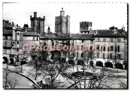 Moderne Karte Uzes Duche De France Place De La Republique