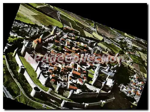 Moderne Karte Carcassonne Vue Generale Aerienne Sur la Cite