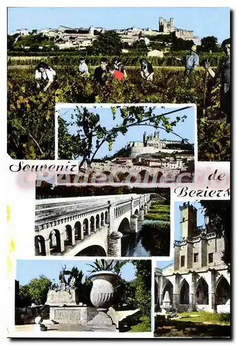 Cartes postales moderne Beziers Souvenir De La Ville