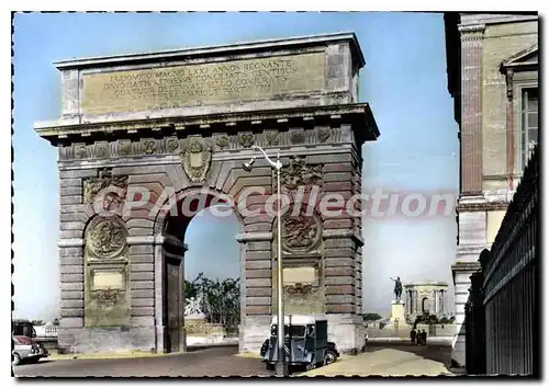 Moderne Karte Montpellier L'Arc De Triomphe