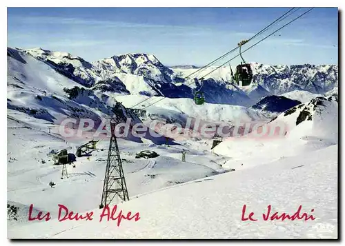 Cartes postales moderne Les Deux Alpes Dauphine La Gare Inferieure Du Jandri