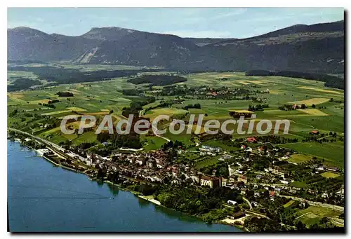 Cartes postales moderne Lumieres Et Couleurs Sur Le Lac De Neuchatel Grandson et Le Jura