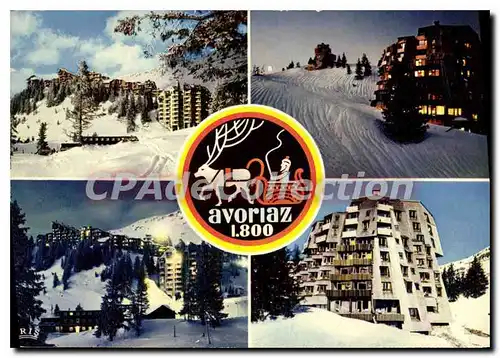 Cartes postales moderne Avoriaz La Seule Station Francaise Sans Voiture