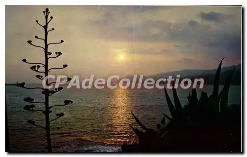 Cartes postales moderne Couleurs Et Lumiere De France Coucher De Soleil Sur La Mer