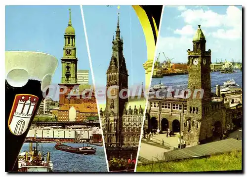 Cartes postales moderne Hamburg Neuer Elbtunnel