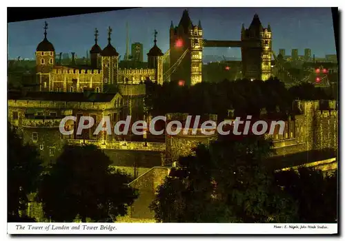 Cartes postales moderne The Tower Of London And Tower Bridge