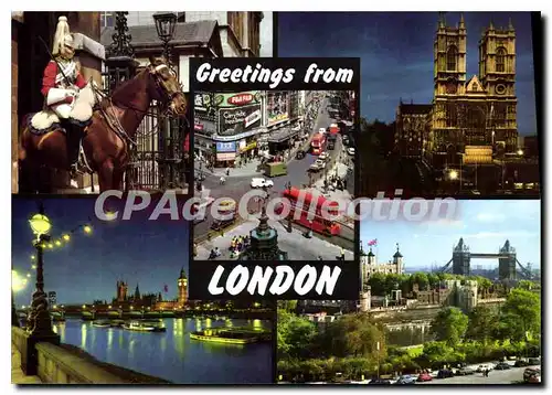 Cartes postales moderne Greetings From London