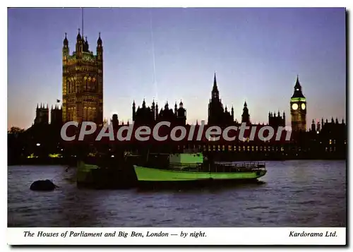 Cartes postales moderne The Houses Of Parliament And Big London