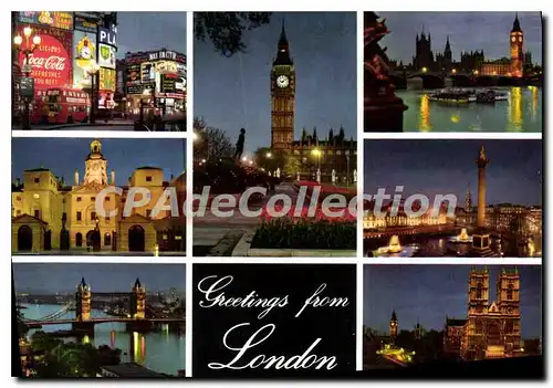 Cartes postales moderne Greetings From London