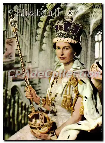 Cartes postales moderne Elizabeth II