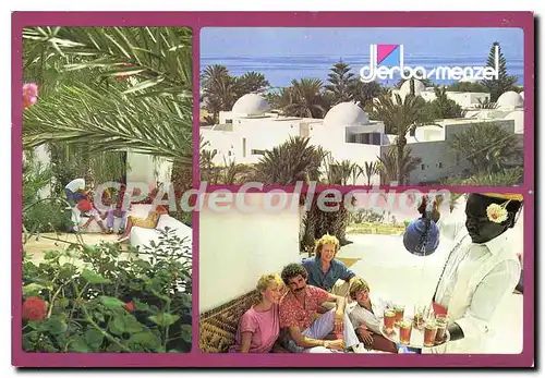 Moderne Karte Hotel Djerba Menzel Vue D'Un Menzel Tunisie