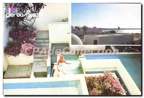 Cartes postales moderne Hotel Djerba Menzel Vue General Cascade Tunisia