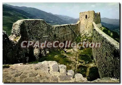 Moderne Karte L'Ariege Historique Le Chateau De Montsegur