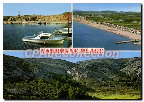 Cartes postales moderne Narbonne Plage massif de la CLAPE