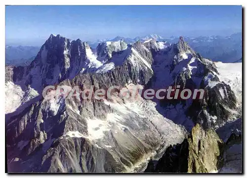 Cartes postales moderne Mt Blanc Gebiet Vorm Gran Jorrasses