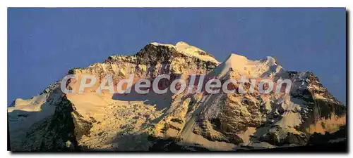 Moderne Karte Schweiz Suisse Switzerland JUNGFRAU