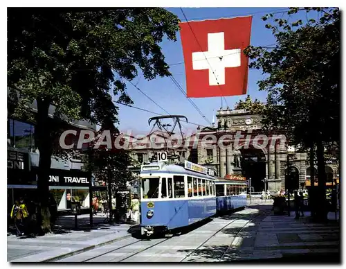 Moderne Karte Zurich Bahnhofstrasse Und Hauptbahnhof