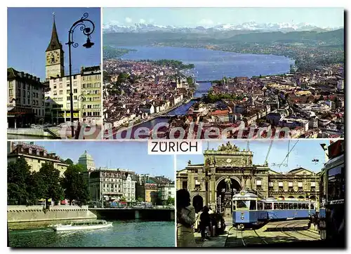 Moderne Karte Zurich