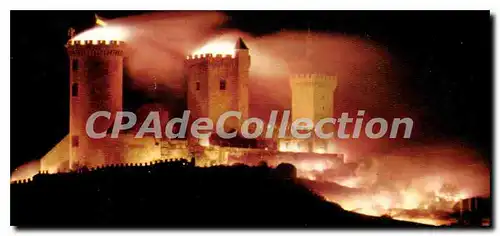 Cartes postales moderne Foix L'embrasement Du Chateau