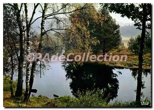 Moderne Karte En Correze Matin d'Automne sur la Vezere