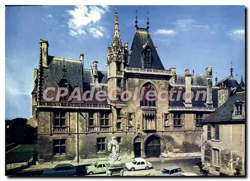 Moderne Karte Bourges Cher Palais Jacques Coeur