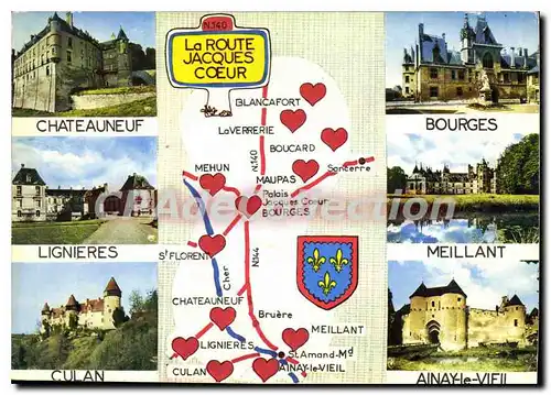 Cartes postales moderne La Route Jacques Coeur