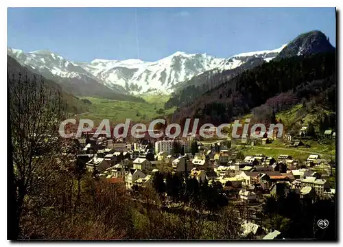 Moderne Karte Le Mont Dore Vue generale sur le Mont Dore et le Massif du Sancy