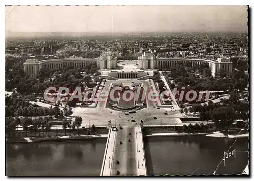 Moderne Karte Paris en Flanant Le Palais de Chaillot