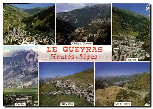 Moderne Karte Le Queyras Hautes Alpes