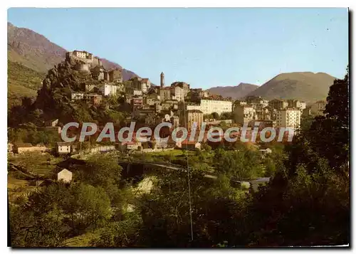 Cartes postales moderne La Corse Inoubliable Corte Vue generale