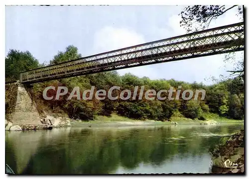 Moderne Karte Lavaveix les Mines Creuse Passerelle de Chantaud