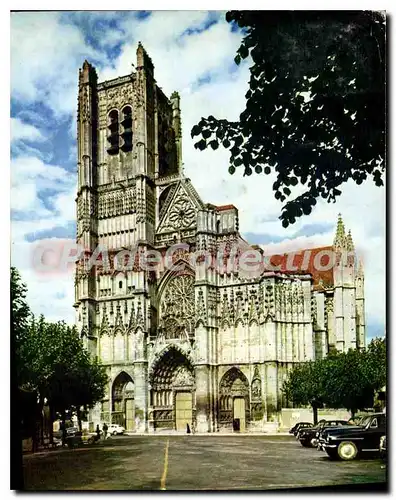 Cartes postales moderne Auxerre Yonne La Cathedrale Saint Etienne Crypte romane