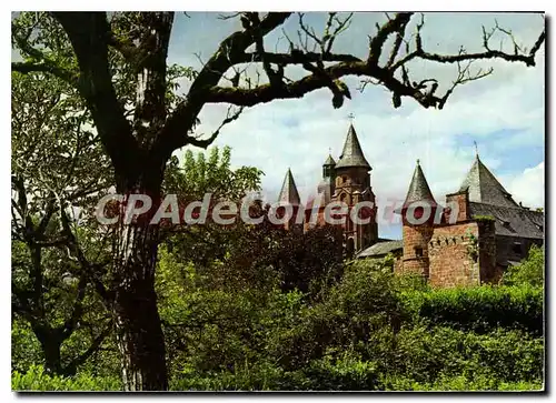 Cartes postales moderne Collonges la Rouge Correze L'Eglise et le Castel de Vassinhac