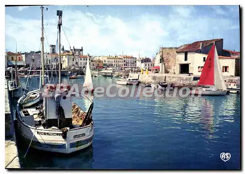 Cartes postales moderne Ile de re Saint Martin C Mme Le Port vers l'Eglise