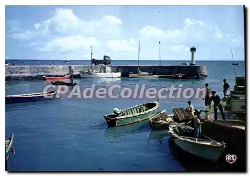 Cartes postales moderne Ile de re Revideux C Mme Le Port et la Jetee