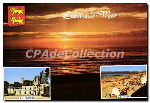 Cartes postales moderne Lion sur Mer Calvados