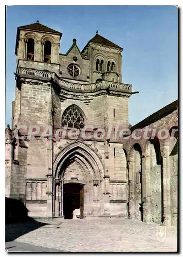 Moderne Karte Les Bourbonnais Le Basilique de Souvigny