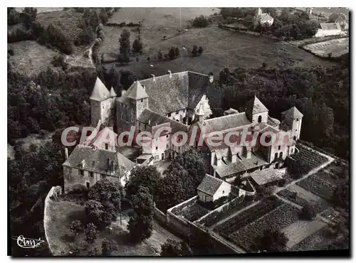 Moderne Karte Chantelle Allier Vue aerienne Le Chateau