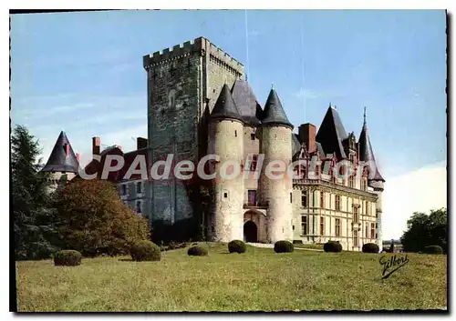 Moderne Karte Historiques Charente Chateau de La Rochefoucauld