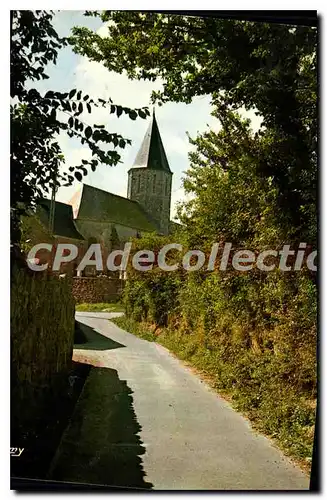 Cartes postales moderne La Normandie Pittoresque Le village de l'eglise la couture boussey