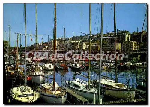 Moderne Karte Boulogne sur Mer Le port de plaisance