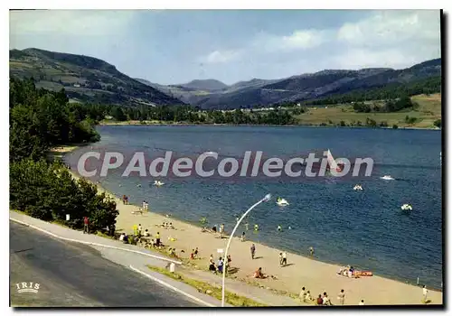 Cartes postales moderne Ardeche Pittoresque La Plage du Lac d'Issarles