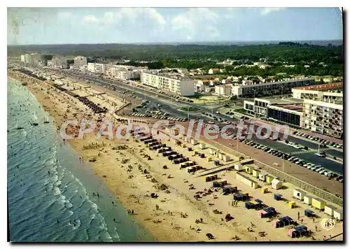 Moderne Karte La France vue du Ciel Saint Jean de Monts Vendee La plage et l'esplanade de la mer