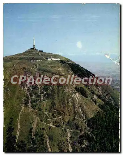 Cartes postales moderne l'Auvergne Pittoresque Le Puy de Dome Vue aerienne sur l'ancienne Voie Romaine