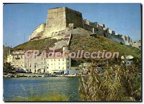 Cartes postales moderne Couleurs et Lumiere de France La Corse oasis de Beaute Bonfacio La Citadelle massive domine le