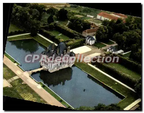 Moderne Karte Ormesson sur Marne Vue aerienne Le Chateau